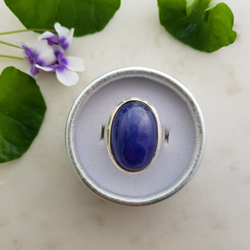 Tanzanite Ring (sterling silver)