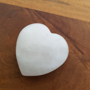 Snow Quartz Heart