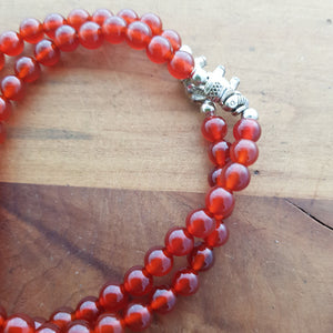 Carnelian Root Chakra Mala Beads