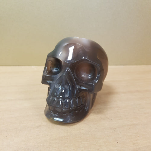 Agate Druzy Skull (approx. 9x7x10.5cm)
