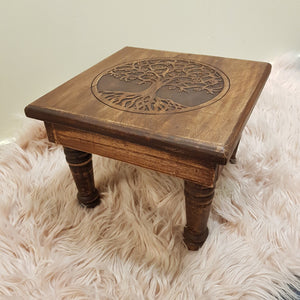 Tree Of Life Light Brown Alter Table