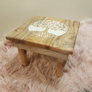 White Tree of Life Rimu Look Wood Altar Table