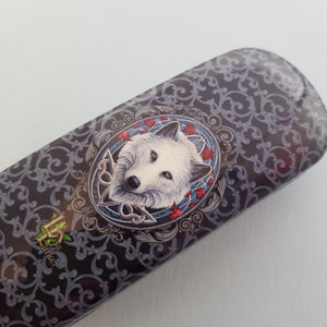 Guardian Of The Fall Wolf Glasses Case By Lisa Parker