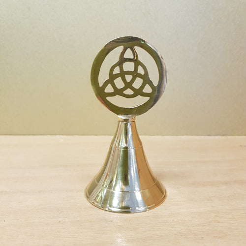 Triquetra Altar Bell (brass. approx. 10cm)