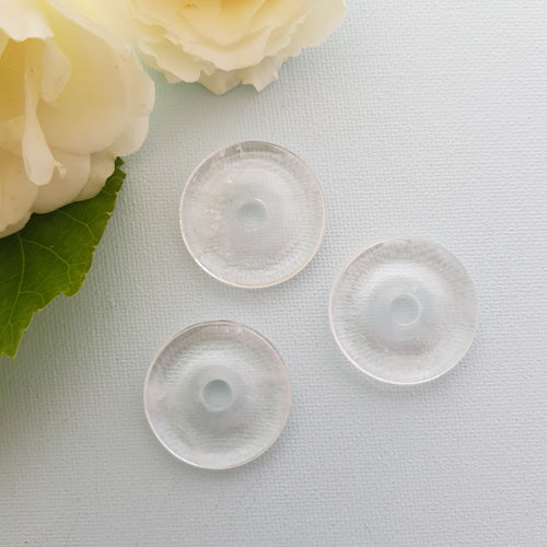 Clear Quartz Donut Pendant (assorted)