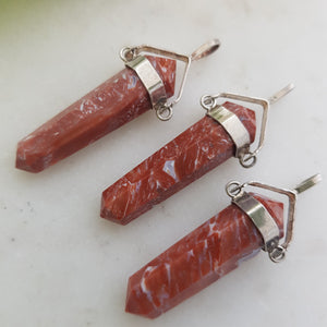 Red Jasper Point Pendant