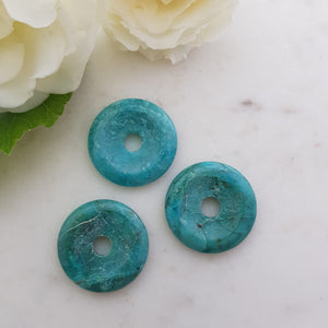 Chrysocolla Donut Pendant