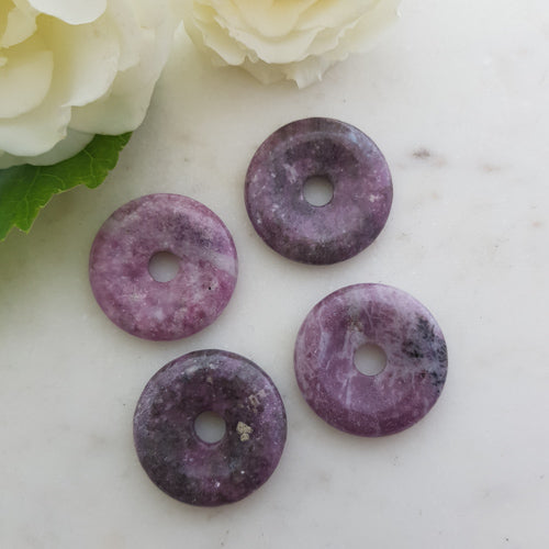 Lepidolite Donut Pendant (assorted)
