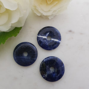 Sodalite Donut Pendant