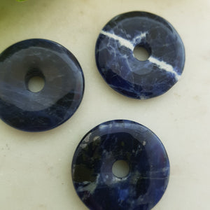 Sodalite Donut Pendant