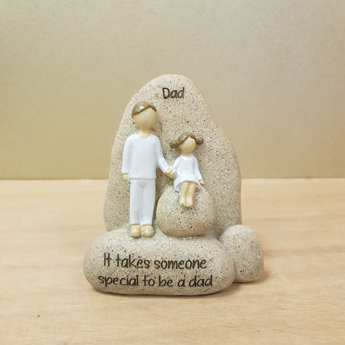 Father and Daughter Rock (approx.10x9cm)