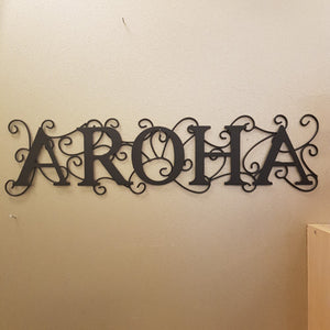 Aroha Metal Wall Art
