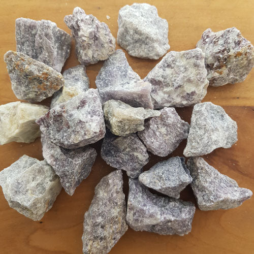 Lepidolite Rough Rock (assorted. approx. 2-4x2-3.5cm)