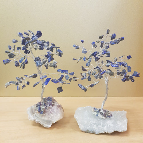 Lapis Crystal Tree (assorted. approx.  20x11cm)