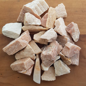 Peach Moonstone Rough Rock