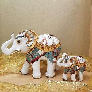 Elephant Pair Music Mosaic