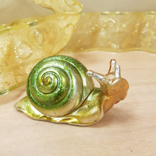 Snail Metallic (approx. 10x5x6cm)