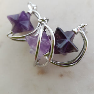 Amethyst Merkeba Spinner Pendant