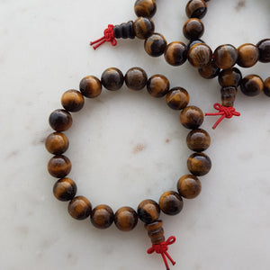 Gold Tiger's Eye Mala Bracelet