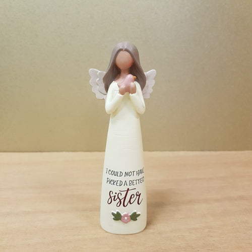Sister Angel Figurine (approx. 12.5Cm)