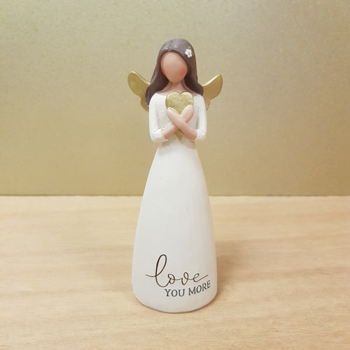 Love You More Angel Figurine (approx 13.5x4x4.5cm)