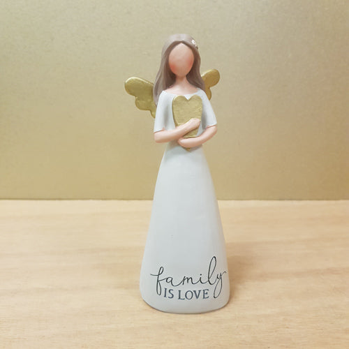 Family Angel Figurine (approx 13.5x4x5cm)