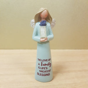 The Love Of A Family Angel Figurine