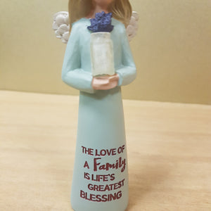 The Love Of A Family Angel Figurine