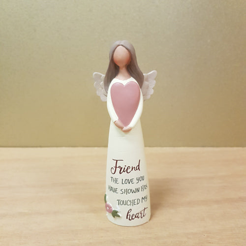 Friend Love You Have Shown Angel Figurine (approx. 12.5x4.5x3.5cm)