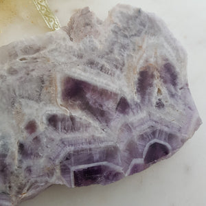 Chevron Amethyst Slab