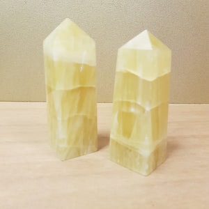 Lemon Calcite Obelisk