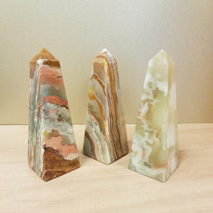 Banded Calcite aka Marble Onyx Obelisk 