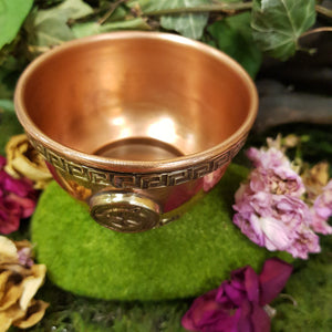 Triquetra Copper Bowl 