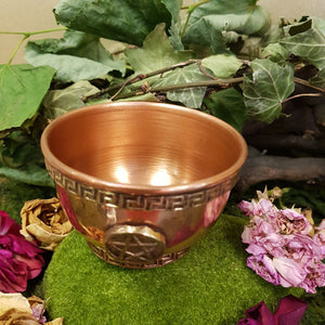 Pentacle Copper Bowl