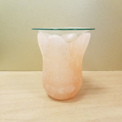 Himalayan Salt Tulip Oil Burner( Approx 12.5x11x9cm)