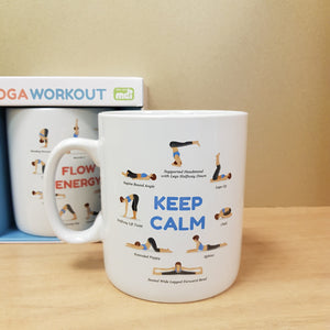 Yoga Poses Giant Coffee Mug