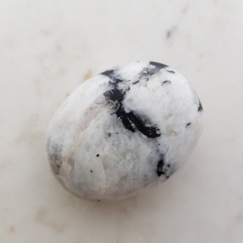 Rainbow Moonstone Palm Stone (assorted. approx. 6-7x5cm)