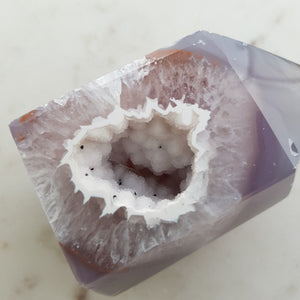 Agate Geode Point 