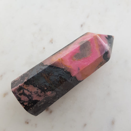 Rhodonite Obelisk (approx. 12x4.3x3.8cm)