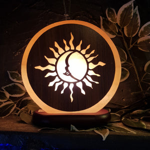 Sun & Moon Moon Salt Lamp