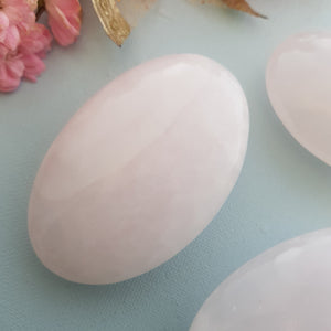 Pink aka Mangano Calcite Palm Stone