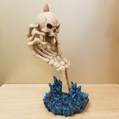 Skull Backflow Cone Burner (approx. 25.5x13x19cm)