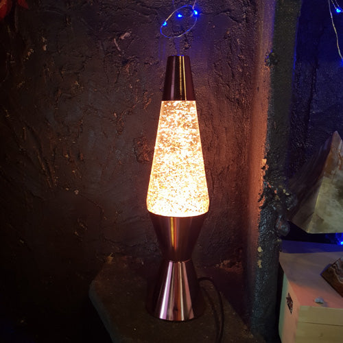 Rose Gold Diamond Glitter Lamp (approx 41X10X10CM)