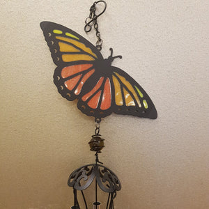Monarch Butterfly Wind Chime (approx 63cm)