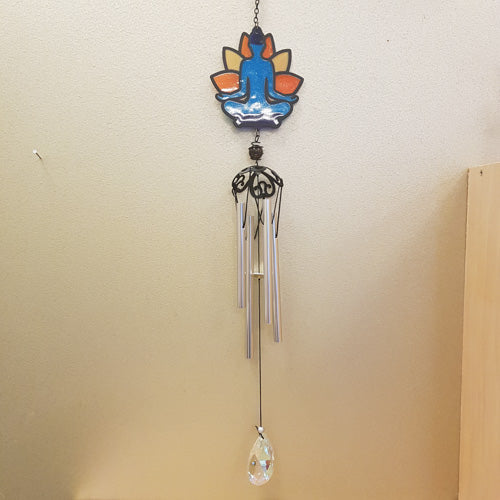 Lotus Buddha Wind Chime (approx 63cm)