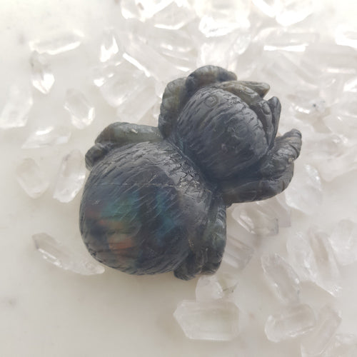 Labradorite Spider (approx. 8x6x3cm)