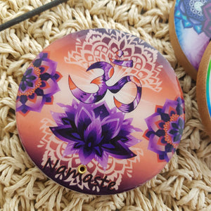 Round Incense Holder ASSORTED (approx. 7.5x1cm )