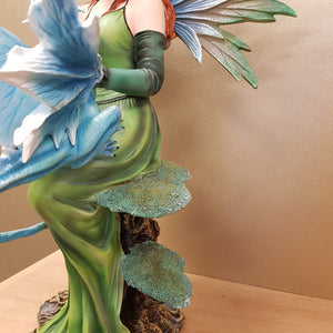 Spring Fairy With Blue Dragon