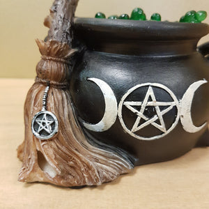 Witches Cauldron With LED Light
