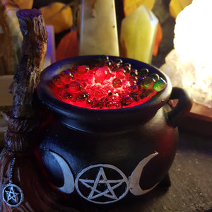 Witches Cauldron With LED Light